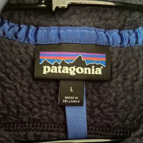 Patagonia Men's Navy Fleece Vest Synchilla Sz L - Picture 3 of 5